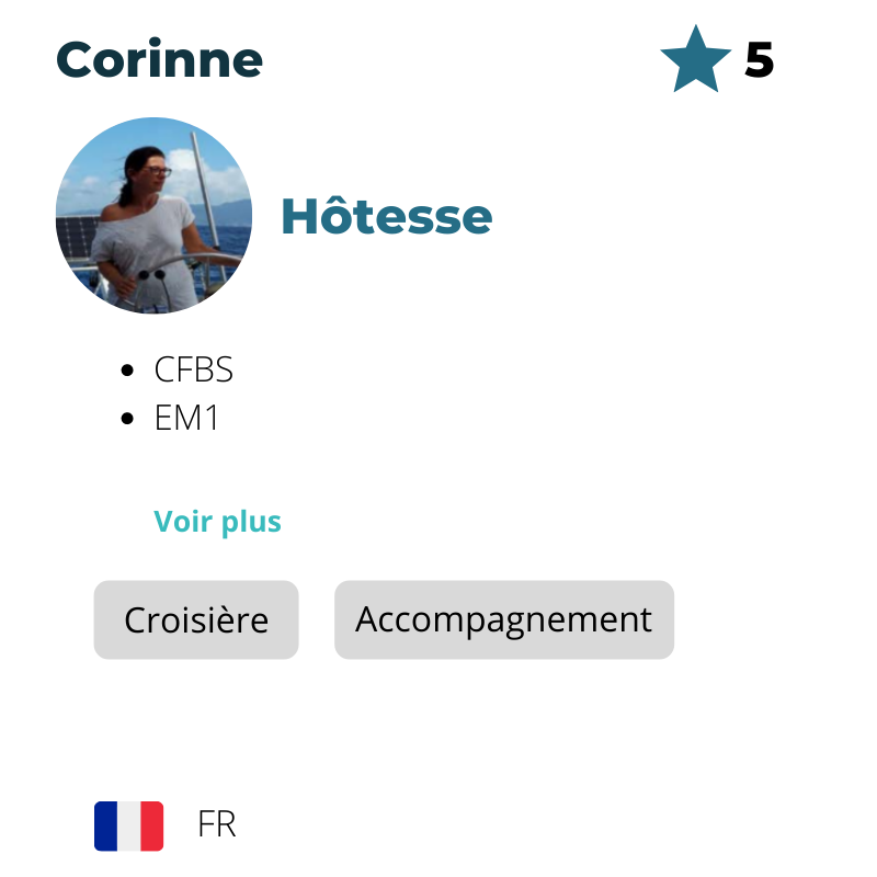 profil corinne skipper captn boat
