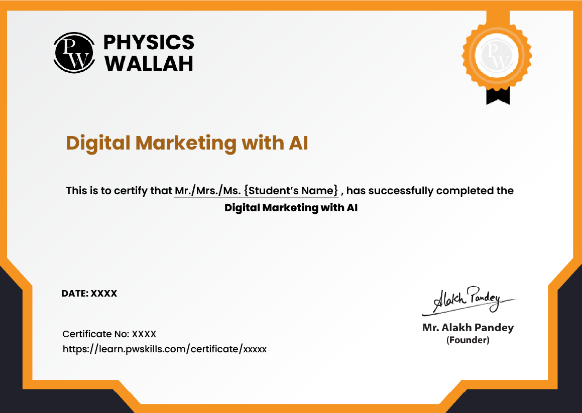 Digital Marketing Course PW Skills Digital marketing course pw skills