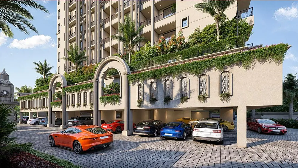 parking slot of nawah emporio