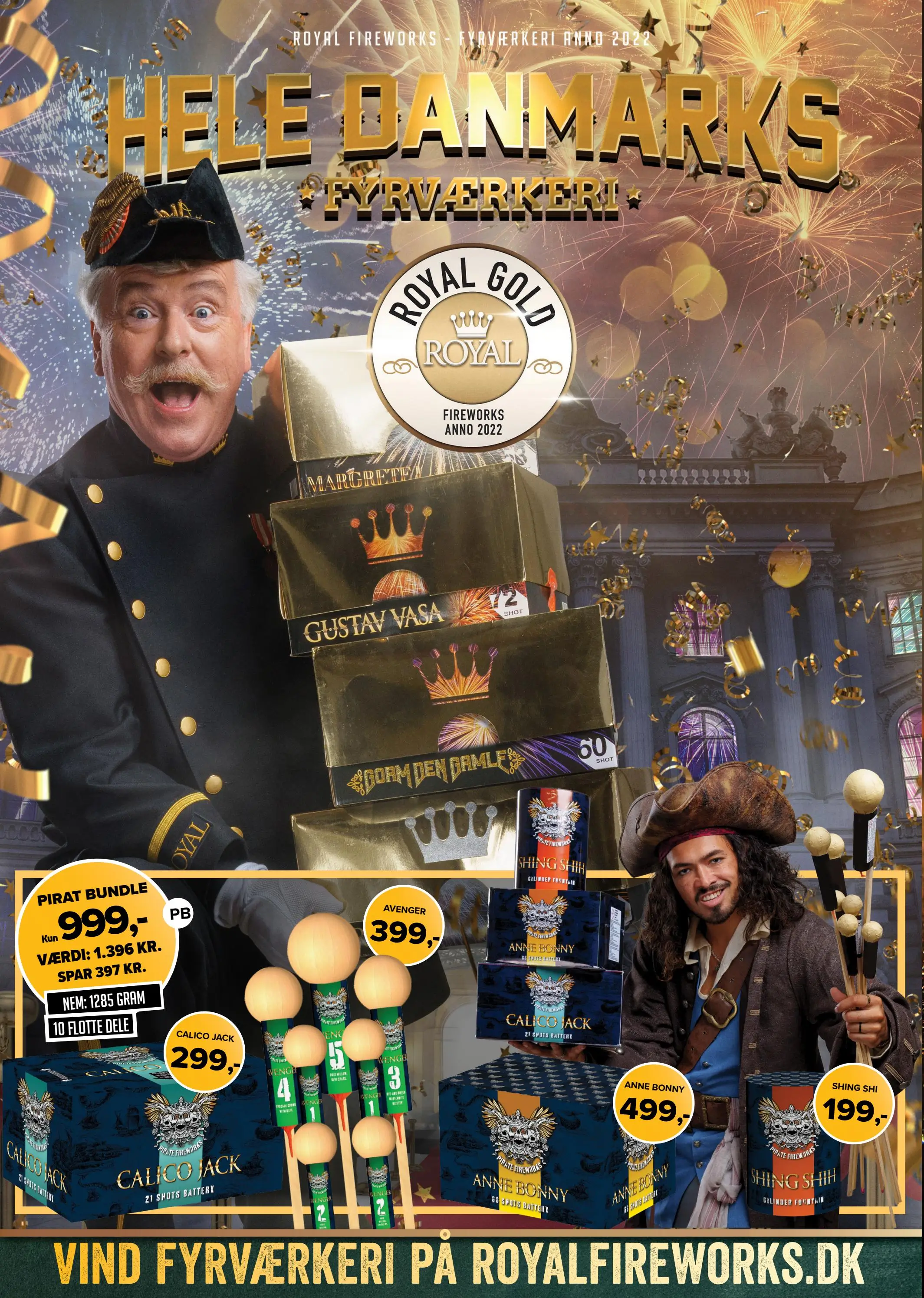 royal gold fyrv&aelig;rkerikatalog 2022