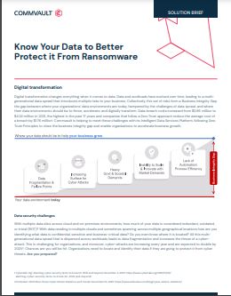 Know your data to better protect it from ransomware