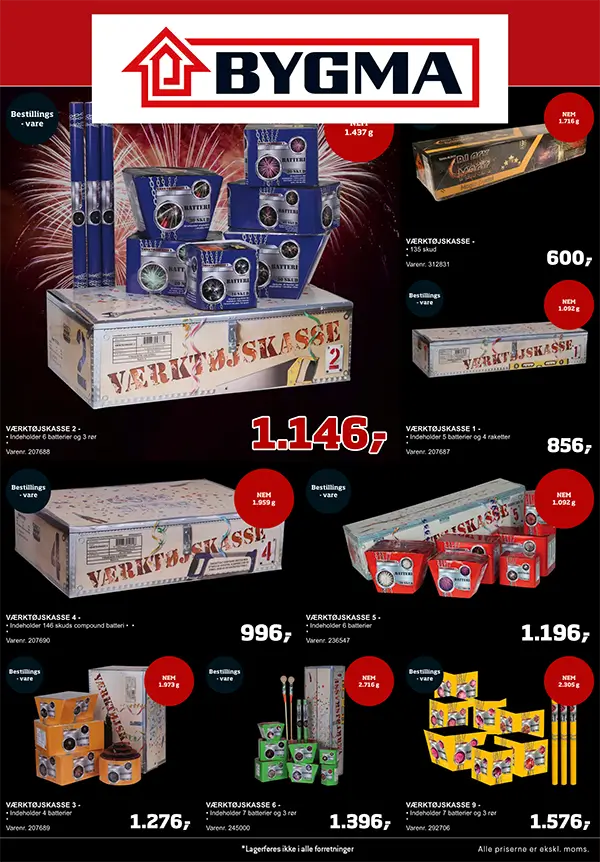 Bygma Pro fyrværkerikatalog 2024 2025