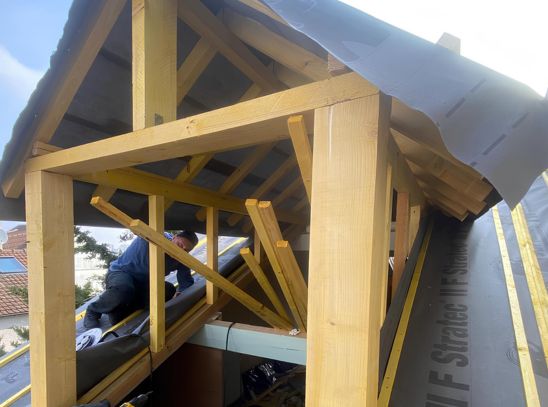 Photo travaux de charpente