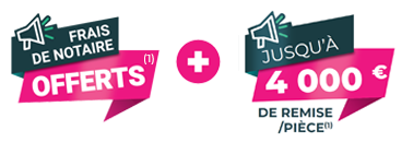 Frais de notaire offerts Frais de notaire offerts