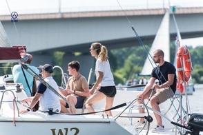 Trening cumowania w kursie na sternika motorowodnego