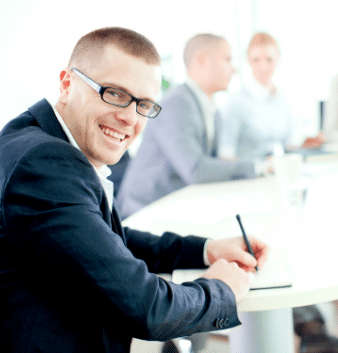 man smiling 4community recomendation